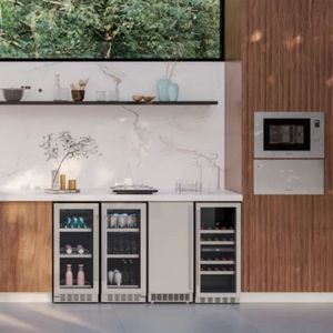 Adega Elettromec 26 Garrafas Dual Zone Built-In Connect Inox 220V CV-2BI-26-XV-2ATA