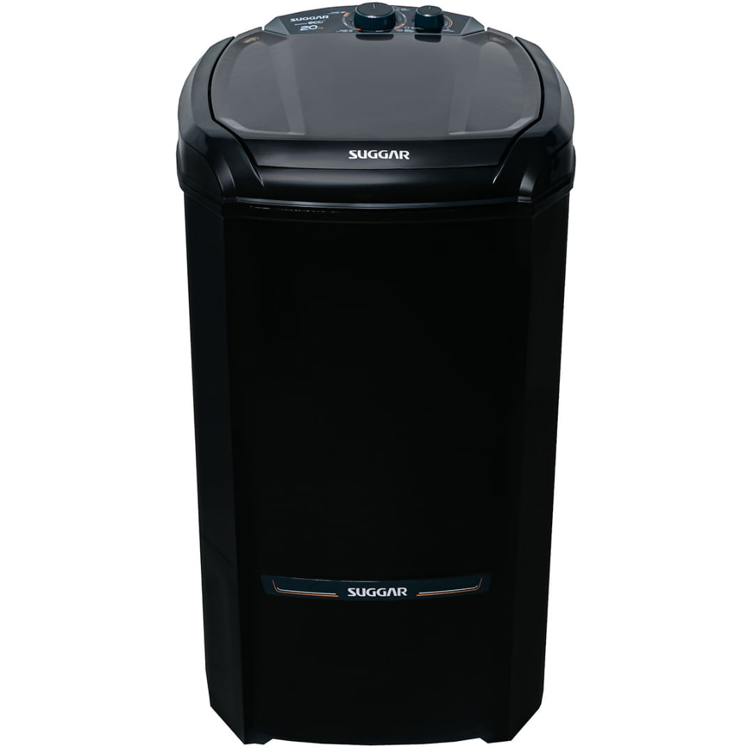 Lavadora de Roupa 20 Kg Preto Lavamax Eco Suggar - 110v - Le2001pt