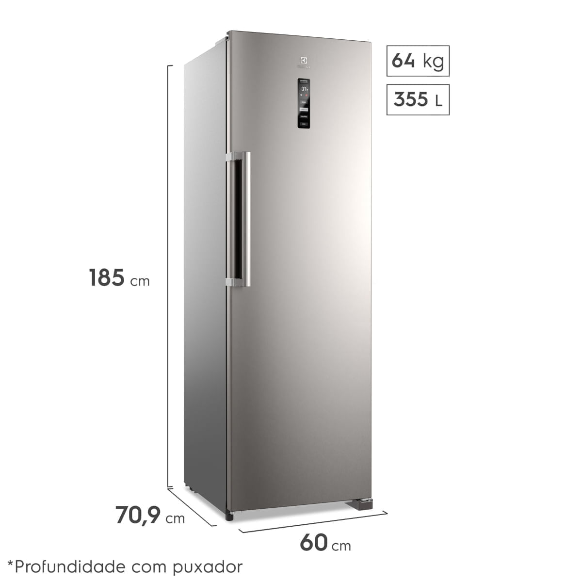 Geladeira Electrolux Experience RTI4S 355L Inox 110V