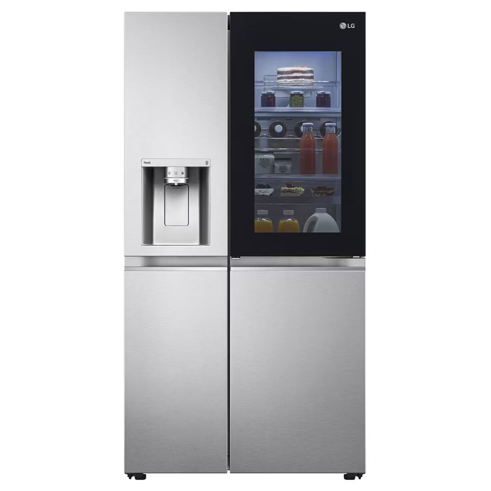 Geladeira/refrigerador 598 Litros 3 Portas Aço Escovado Side By Side Uvnano - LG - 110v - Gc-x257cshs